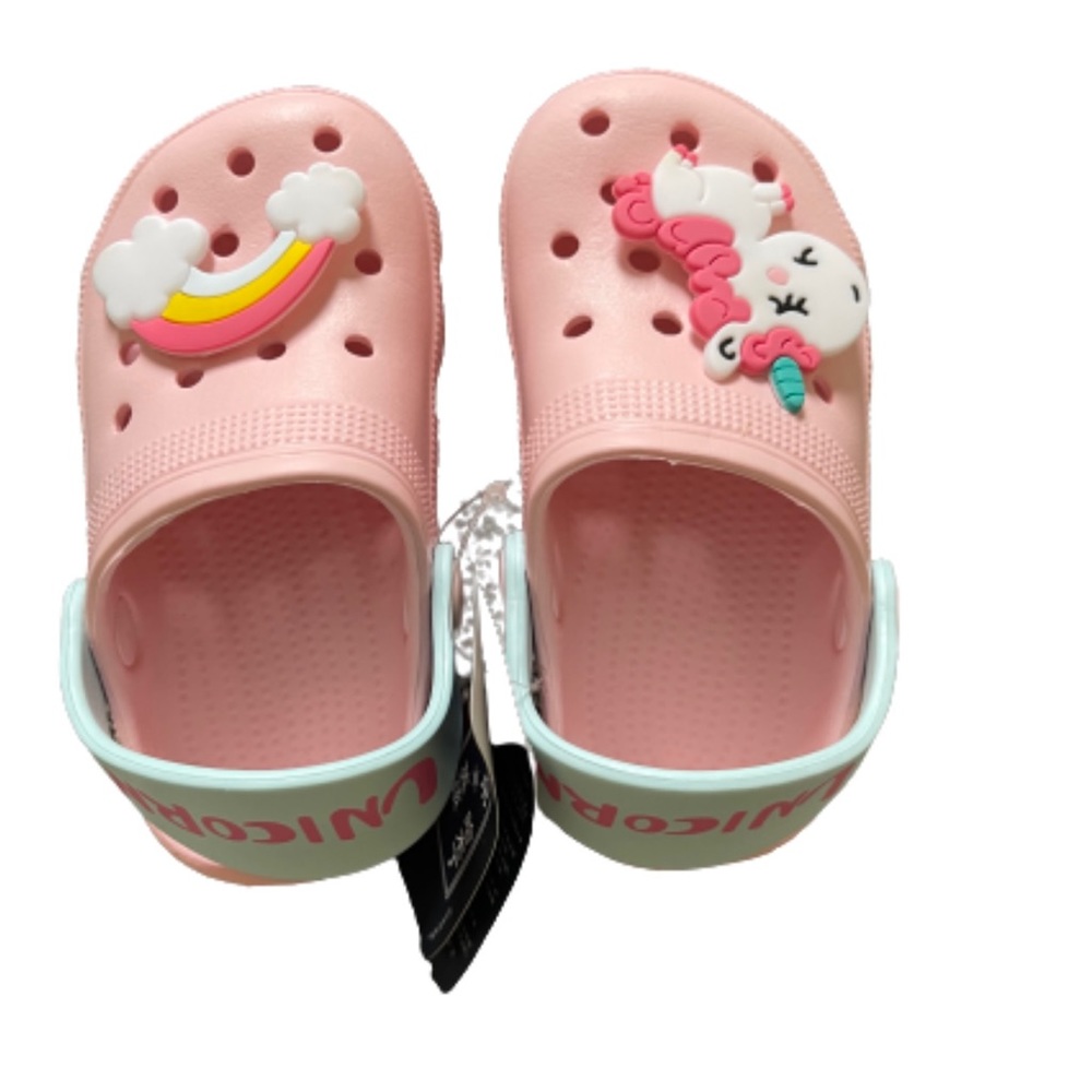 NWOT pink toddler clogs 7